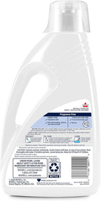 Bissell Free & Clear OXY Carpet Deep Clean Solution, for use in leading upright carpet cleaners, 60oz, Same powerful clean, gentle for families, Hypoallergenic formulation without dyes or fragrance