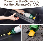 Duck Compact Cordless Vacuum by Horsepower, Ultra-Powerful, Strong Suction, AS-SEEN-ON-TV, Easy To Store, Rechargeable. Home, Auto, Pet Hair, Fits In Tiny Crevices, Includes Hose, Crevice Tool & Brush