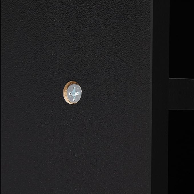 Amazon Basics 5-Cube Bookcase Compatible with Fabric Storage Cube Organizers, Black