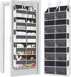Over the Door Organizer 5 Tiers, Extra Large Behind Door Storage of 10 Compartments, 80 lbs Weight Capacity Over Door Organizer, Door Hanging Organizer for Closet, Diaper Organizer, Room storage | Behind Door Storage, Over Door Organizer, Room storage