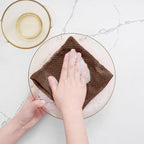 Homaxy 100% Cotton Waffle Weave Kitchen Dish Cloths, Ultra Soft Absorbent Quick Drying Dish Towels, 12 x 12 Inches, 6-Pack, Coffee