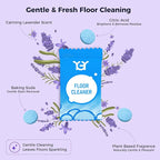 72 Pack Lavender Scent YGY Floor Cleaning Tablets, Compitable with Tineco Cleaning Solution|Clean Machine and Floor 2 in1-Getting Rid of Machine Odors|Clean Tablets are Easy and Safe to Use