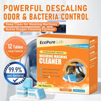 Washing Machine Cleaner Tablets 24 Pack, Deep Removes Residue, Grime and Odors,Washer Machine Cleaner for Front and Top Loader Washer Machines,6 Month Supply (2 PACK)