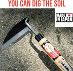 Gardening Weeding Sickle Very Sharp Edge Manual weeders [Made in Japan] Japanese Garden Weeder Hand Hoe