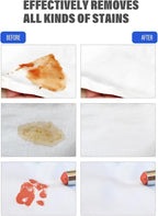 VASSON Natural Soft Boar Bristle Laundry Stain Brush, Laundry Scrub Brush,Laundry Brush for Stains on Clothes, Gentle Stain Remover for Knits, Cotton, and Linens