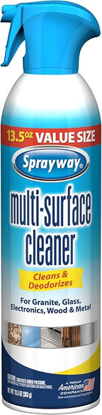 Sprayway Multi-Purpose Cleaner, Cleans & Deodorizes, For Granite, Glass, Wood, and Metal, 13.5 Oz