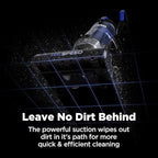 Eureka NEU10AE5 Powerful Bagless Upright Vacuum Cleaner Carpet and Floor, AirSpeed Ultra-Lightweight Vacuum Cleaner, w/ Replacement Filter, Blue