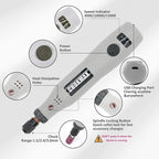Cordless Rotary Tool, 3.7V Li-ion Mini Rotary Multi-Tool Kit with Variable Speed, 42pcs Accessories Kit Electric Rotary DIY Grinder for Polishing, Cleaning and Engraving