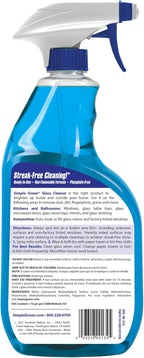 Simple Green Ready-To-Use Glass Cleaner, 32 oz., Blue (Pack of 4)