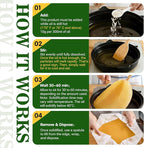 SnowLlily Cooking Oil Solidifier, 11 fl oz (32 Cups) | Grease Solidifier Powder for Easy Disposal | Hardens Used Fry Oil Up to 2.2 Gallons for Clean Kitchen Disposal