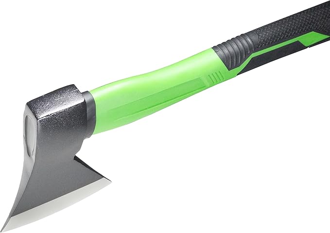 TEXALAN(R) Axe with 14.5" Fiberglass Handle 600g Head Outdoor Camp Hatchet Forged Steel Blade