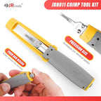 JRready ST6546 Mini-Fit Jr. 2 4 6 Pin Molex Connector Kit Crimping Tool 4.2mm Pitch Power Wire Connectors Receptacle Plug Housing 18-24AWG Terminals with Crimper Pin Extractor Tool