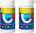 2 Pcs Powerful Magic Bubble Bombs Drain Cleaner - Fast Foaming Pipe Cleaner Powder Dredge Agent for Kitchen Toilet Pipeline Quick Cleaning Tool