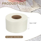 PATIKIL Drywall Repair Mesh Tape, 4 inch x 328 ft Fiberglass Repair Patch Self-Adhesive Dry Wall Joint Tape 9 Mesh Wall Hole Crack and Seam Patch, White
