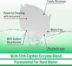 Rockin' Green Hard Rock Travel Laundry Detergent Sheets for Hard Water - Mess-Free Laundry Sheet Detergent with Sodium Bicarbonate - Easily Dissolvable Laundry Soap Sheets (104 Loads, Freshwood Mac)