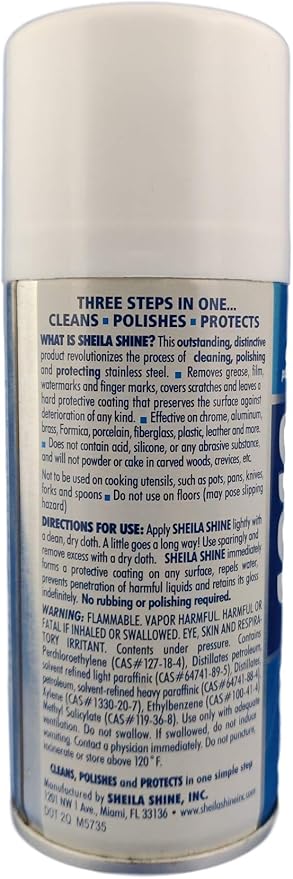 Sheila Shine Stainless Steel Cleaning Spray, 3 oz