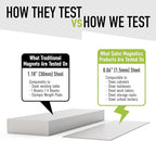 GATOR MAGNETICS MIDI 4 in Open Hooks, 25 lb Heavy Duty Magnetic Hooks for Steel Surfaces, Patented Easy-Release, Non-Slip Grip – Storage & Organization, Garage, Shed, Home, Cleaning Tools - 3 Pack