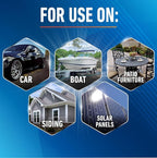 Unger Professional Lock-On HydroPower 10” Bi-Level Soft Wash Brush, Compatible with Waterflow Poles, Outdoor Cleaning Supplies, Great for Patios, Siding, Windows, Cars, and Boats