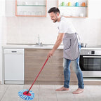4 Pack Mop Replacement Heads for O-Ceda Mop Replace Head EasyWrin Spin Mop Heads Replacements, Microfiber Spin Mop Refills, Machine Washable and Easy-to-Replace (1-Tank System)