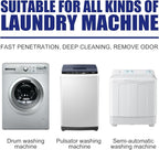 Washing Machine Cleaner, Washing Machine Cleaner Descaler 12Pack,Deep Clean and Descaling for HE Front and Top Loaders Washer - High-Efficiency Tablets for a Fresh, Spotless Laundry