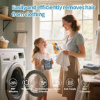Pet Hair Remover for Laundry - 12Pcs Spring-Coil Nylon Balls – Proven 99% Hair Removal, Reusable Lint Catcher for Washer/Dryer – Dog Cat Fur Remover