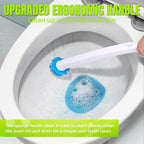 KOKL Disposable Toilet Brush, Toilte Wand Kit, Toilet Brush and Holder with 12 Refills, Toilet Bowl Brush, Toilet Bowl Cleaning Wands, Toilet Cleaning System for Bathroom Maintenance