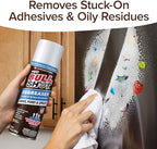 Bull Shot Degreaser Pro, Foaming Degreaser & Grime Remover, Heavy-Duty, AS SEEN ON TV, Residue-Free, Shake, Point & Spray, Emulsifies Grease, Oil Splatters, Glue, Tape Residue & More - Made in the USA