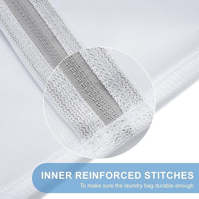 BAGAIL Laundry Bags Mesh Wash Bag for Intimates Lingerie and Delicates (3L)