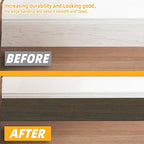 GSCIT Club Wood Grain Repair Tape, 24 inch X 15ft Self Adhesive Brown Walnut Grain Repair Patch for Tables, Chairs, Baseboards, Doors, Windows, Floors, Handicraft DIY.