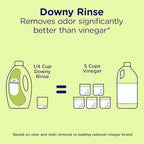 Downy Rinse Laundry Odor Remover, Active Fresh Scent, 62 FL OZ, Fabric Softener and Laundry Odor Removal Rinse