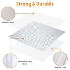 Wall Patch Kit, 15 Pieces Self-Adhesive Mesh Repair Patches for Drywall, Multiple Sizes 2/4/6/8 Inch, Permanently Repairs Damaged Walls and Ceilings