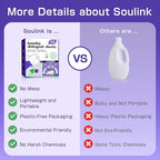 Soulink Lavender Laundry Detergent Sheets, 240 Loads - Eco-Friendly, Plant-Based, Hypoallergenic, No Plastic Jug