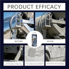 Fast-Acting Concrete Remover, No-Damaging Cleaner Liquid, 237ml Dried Concrete Dissolver with Powerful Formula, Safe Cleaning Solution with Easy Application Feature -Friendly