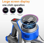 Cordless Vacuum Cleaner for Home - Powerful, 45Kpa Stick Vacuums Lightweight with Detachable Battery Display, Max 45Mins Runtime, 8 in 1 Handheld Vacuum for Hardfloor & Carpets Pet Hair, Y501