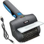 DNA MOTORING Cordless Electric Grill Cleaning Scrub Brush Rechargeable with Type-C Charge Cord,Blue/Black, TOOLS-00219-BL