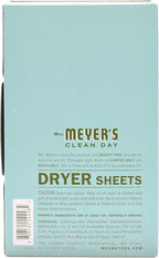 Mrs. Meyer's Clean Day Dryer Sheets - Basil - 80 ct - 2 pk