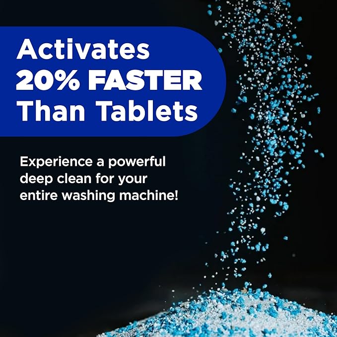 Washing Machine Cleaner by Tide, Washer Machine Cleaner with Oxi for Front and Top Loader Washer Machines, Deep Cleaning Residue & Odor Eliminator, 21 Month Supply