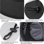Fishing Hat, UPF50+ Wide Brim Sun Hat for Men Women, UV Protection Hiking Beach Bucket Hats Summer Safari Hat