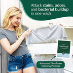 Earthwash Laundry Detergent Sheets (Up To 320 Loads) 160 Ocean Breeze Sustainable Sanitizer Strips - Ideal for Travel & Home Liquidless Laundry by Cleanomic