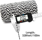 Anvin Cotton Twine - Natural Jute, Bakers & Butchers Twine, 984 Feet (Pack of 3, 10 Ply, 2mm Thick) for Arts, Crafts & Gardening