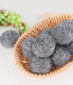 Steel Wool Scrubber - Steel Wool for Cleaning Dish Pots Pans Grills Stainless Steel Scrubber for Kitchen Sinks Cleaning Steel Wool Pads Metal Scrubber (24)