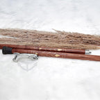 Deluxe Walking Sticks | Rosewood Crafted Cane with Solid Brass Chrome Decorative Bars | Nagina International