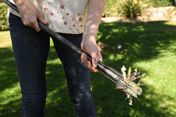Yard Butler Stand Up Rocket Weeder - Gardening Hand Tool for Lawn Care - Ergonomic Standing Weed Puller - Garden & Landscape Weeder Tool for Yard Work - Durable Gardening Accessory