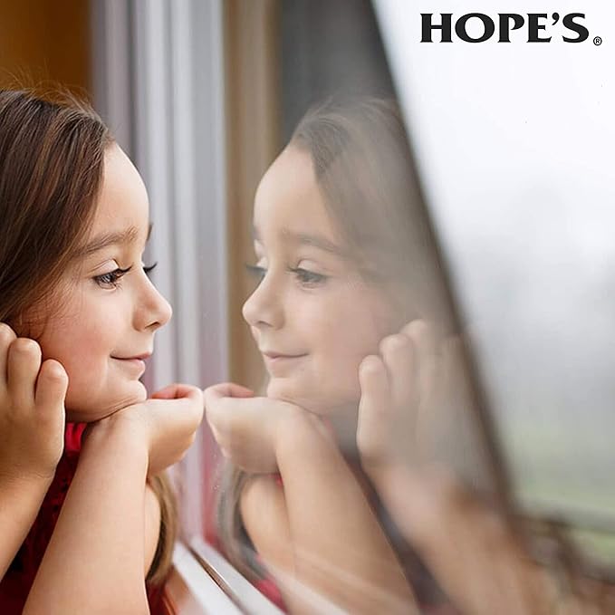 HOPE'S Perfect Glass Cleaner Spray, Streak-Free, Ammonia-Free Window, Mirror, Screen, Tinted Glass, and Shower Door Cleaner, Indoor and Outdoor Glass Surfaces, 32 Fl Oz, Pack of 2