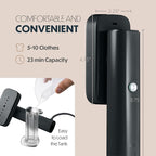 Portable Steamer for Clothes, Travel Garment Steamer for Fabric Wrinkles Remover with Heat-Resistant Glove, 18s Fast Heat-up, 90ml Water Tank, 1200W | Hand Steamer for Home, Office and Travel