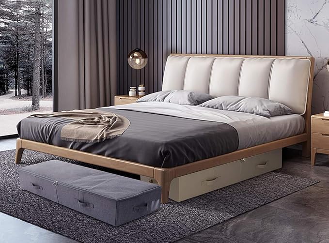 39.4"X 16.9"X 7", Jumbo Size 7" High Under Bed Storage Bins with 3-side Zip Open, Collapsible & Breathable for King Queen Size Beds Containers for Shoes, Bedding, Light Gray