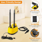 BEAMNOVA Steam Cleaner Electric Household Steamer High Pressure Multipurpose Rolling Cleaning Machine for Carpet Upholstery Floor Car Detailing Home Inside 1.5L 50.72oz Water Container with Roller