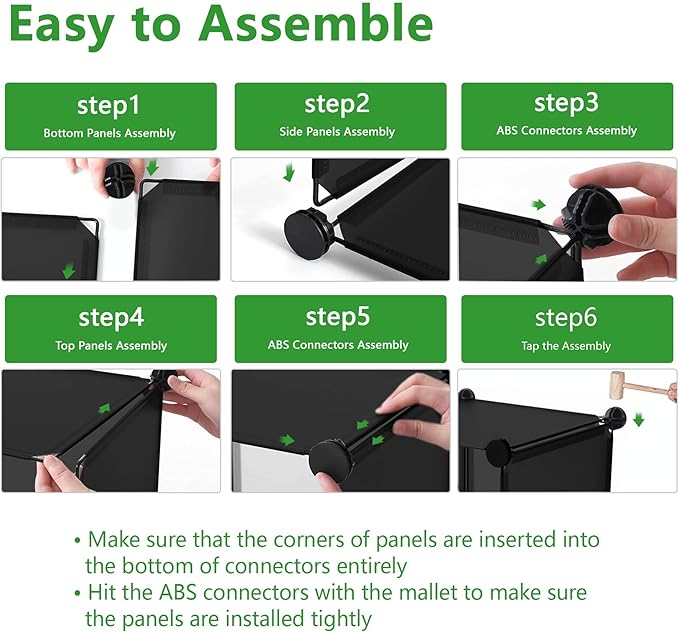 C&AHOME Cube Storage Organizer, 12-Cube Shelves Units, Closet Cabinet, DIY Plastic Modular Book Shelf, Ideal for Bedroom, Living Room, Office, 36.6" L x 12.4" W x 48.4" H Black SHS3012B