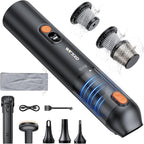 OXILAM Car Vacuum Portable - Handheld Vacuum Cordless 14000PA High Power, Blow & Suction 2 in 1, Up to 30 Mins Runtime, Cordless Vacuum Cleaner for Home, Pet, Car, Office (Black)