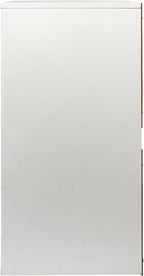 Household Essentials Laundry Sorter Cabinet, Scandi White Finish